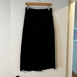 Club Monaco cropped wide leg wool knit pants